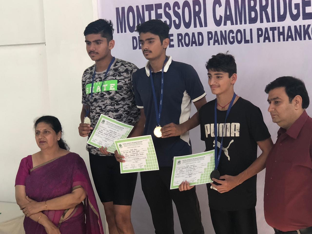 Brahm Dutt Blue Bells Public School CLINCHES GOLD IN THE  CBSE NORTH ZONE II SWIMMING CHAMPIONSHIP